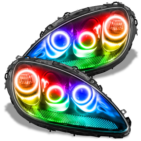 Oracle Chevy Corvette C6 05-13 Halo Kit - Triple - ColorSHIFT w/ Simple Controller