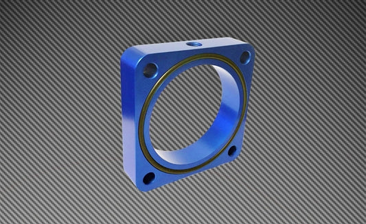 Torque Solution Throttle Body Spacer 2013+ Subaru BRZ/Scion FR-S - Blue