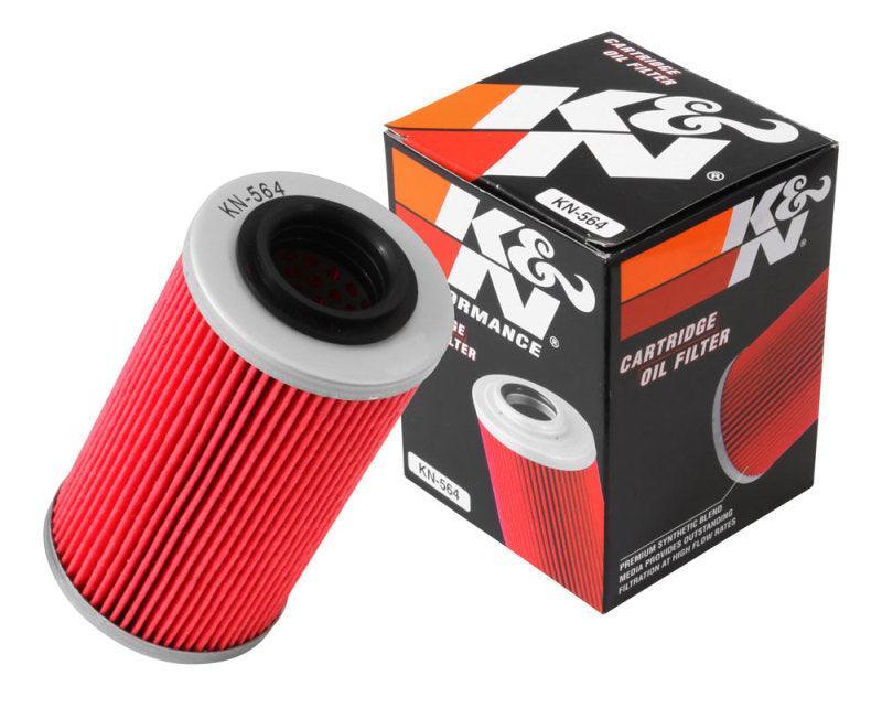 K&N Can/AM Spyder RT 998/ Buell 1125R -2.2219in OD x 0.969in ID x 3.813in H Oil Filter