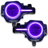 Oracle 21-22 Ford Bronco Headlight Halo Kit w/DRL Bar - Base Headlights -w/No Cntrl