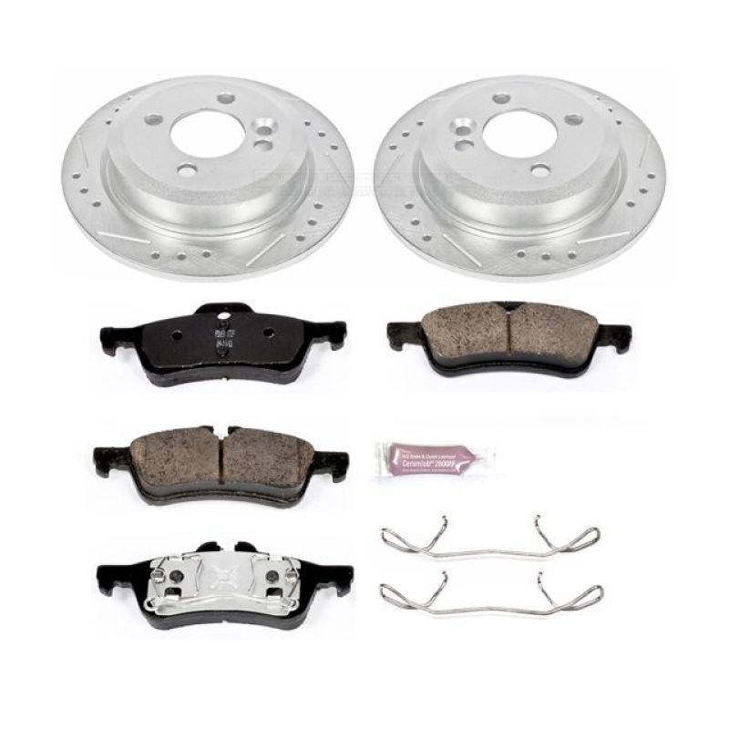 Power Stop 02-06 Mini Cooper Rear Z23 Evolution Sport Brake Kit