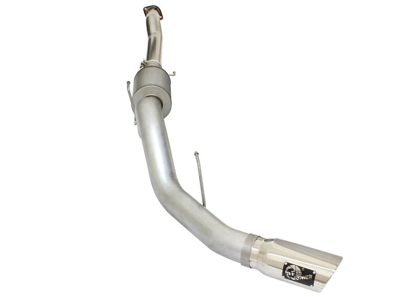 aFe Atlas Exhausts 4in Cat-Back Aluminized Steel Exhaust 2015 Ford F-150 V6 3.5L (tt) Polished Tip