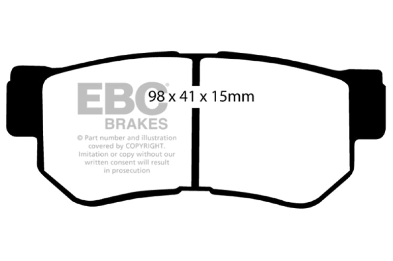 EBC 08-09 Hyundai Azera 3.3 Ultimax2 Rear Brake Pads