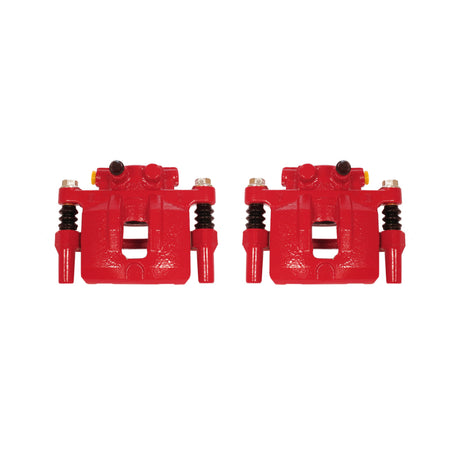 Power Stop 11-14 Chrysler 200 Rear Red Calipers w/Brackets - Pair