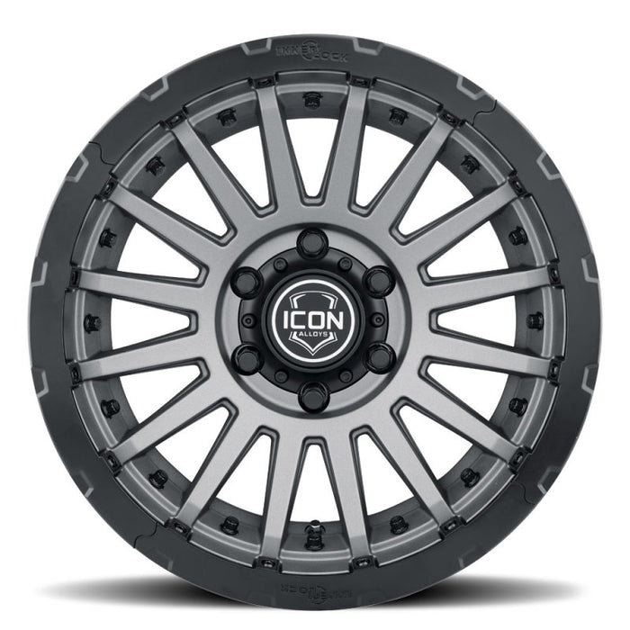 ICON Recon Pro 17x8.5 8 x 6.5 13mm Offset 5.25in BS Charcoal Wheel