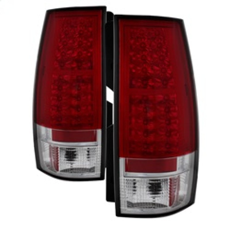 Spyder Chevy Suburban/GMC Yukon/Yukon Denali 07-14 LED Tail Lights Red Clear ALT-YD-CSUB07-LED-RC