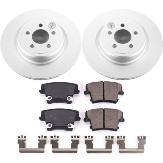 Power Stop 06-14 Dodge Charger Rear Z17 Evolution Geomet Coated Brake Kit