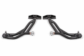 BMR 10-14 Ford Mustang Adj. Lower A-Arms w/ Delrin/Rod End / 19mm Tall Ball Joint - Black Hammertone BMR Suspension