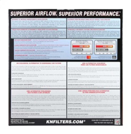 K&N Replacement Unique Air Filter for 14-15 Chevrolet Corvette 6.2L V8