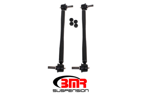 BMR 12-15 5th Gen Camaro Front Sway Bar End Link Kit - Black BMR Suspension