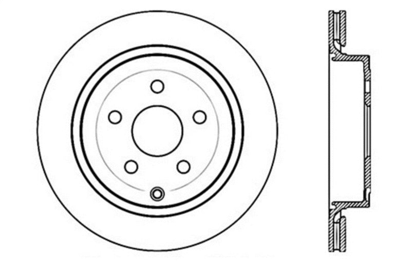 StopTech Drilled Sport Brake Rotor