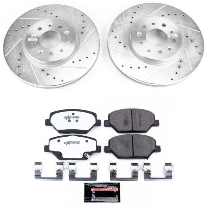 Power Stop 16-18 Buick Envision Front Z26 Street Warrior Brake Kit