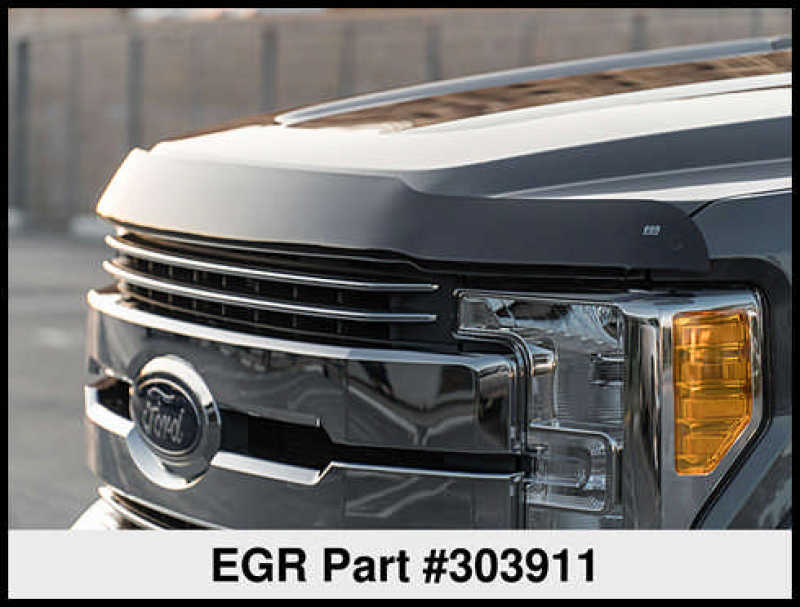 EGR 17+ Ford F-250/F-350 Superguard Hood Shield - Smoke Finish