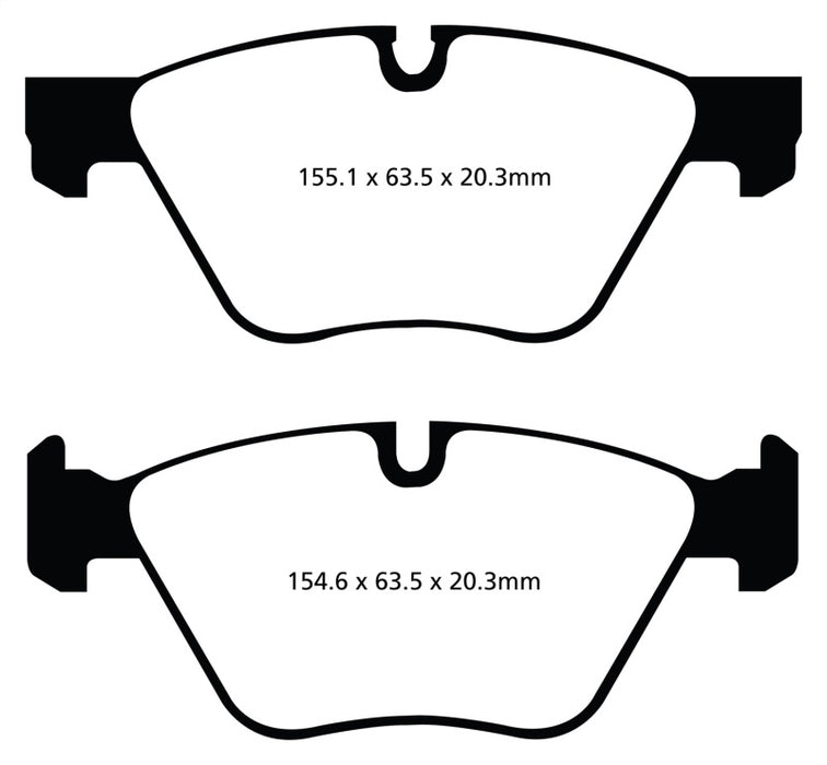 EBC 11+ BMW 528 2.0 Turbo (F10) Greenstuff Front Brake Pads