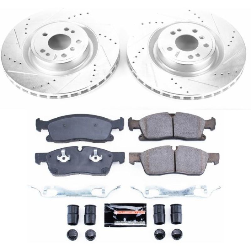 Power Stop 13-16 Mercedes-Benz GL350 Front Z23 Evolution Sport Brake Kit