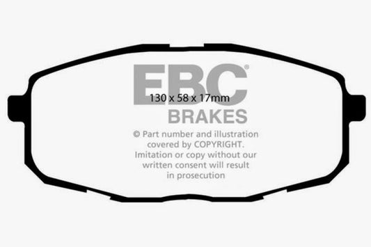 EBC 09-12 Hyundai Elantra 2.0 Touring Yellowstuff Front Brake Pads