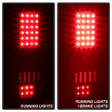 xTune Ford F150 Styleside 04-08 (Not Fit Heritage & SVT) LED Tail Lights Black ALT-ON-FF15004-LED-BK