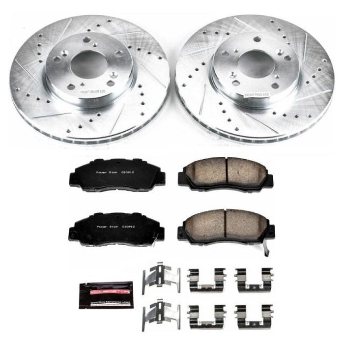 Power Stop 98-02 Honda Accord Front Z23 Evolution Sport Brake Kit