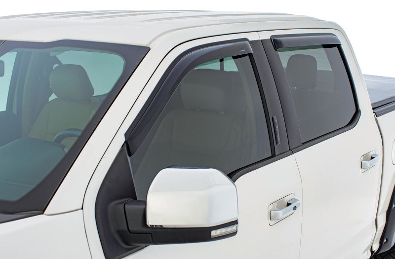 Stampede 2008-2012 Ford Escape Tape-Onz Sidewind Deflector 4pc - Smoke