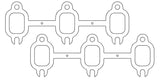 Cometic Dodge Cummins 5.9L 12v .040in MLS 3 Port Exhaust Gaskets