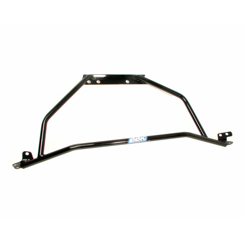 BBK 94-04 Mustang V6 GT Tubular Strut Tower Brace - Black Powdercoat Finish