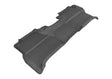 3D MAXpider 2005-2019 Nissan Frontier Crew Cab Kagu 2nd Row Floormats - Black 3D MAXpider