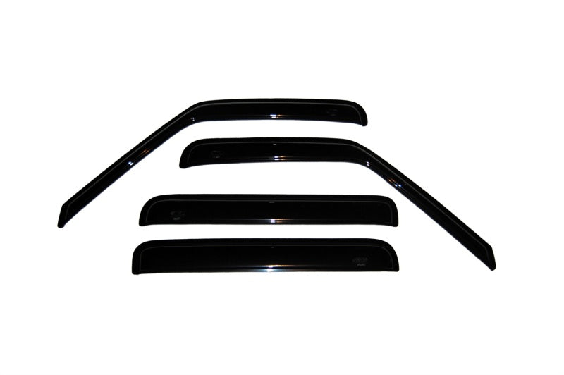 AVS 01-05 Chevy S10 Crew Cab Ventvisor Outside Mount Window Deflectors 4pc - Smoke