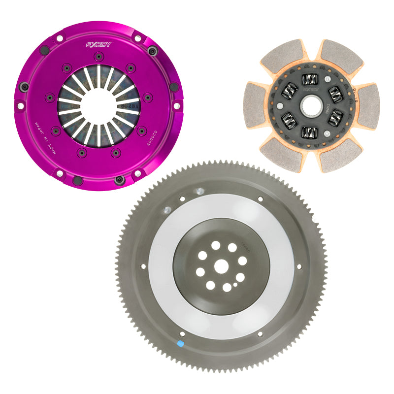 Exedy 1993-1996 Honda Prelude Vtec L4 Hyper Single Clutch Sprung Center Disc Push Type Cover