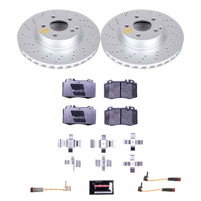 Power Stop 04-06 Mercedes-Benz E500 Front Euro-Stop Brake Kit