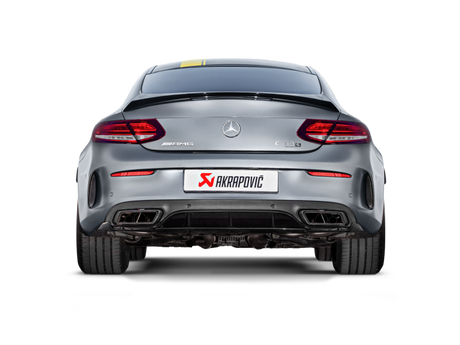 Akrapovic 16-17 AMG C63 Coupe Evolution Line Cat Back (Titanium) w/ Carbon Tips (Req. Link Pipe)