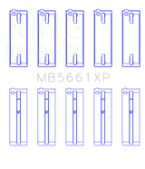 King Engine Bearings Audi/VW ADZ/ AWT/ APK/ BHP/ BPY/ AKS (Size STDX) Main Bearing Set
