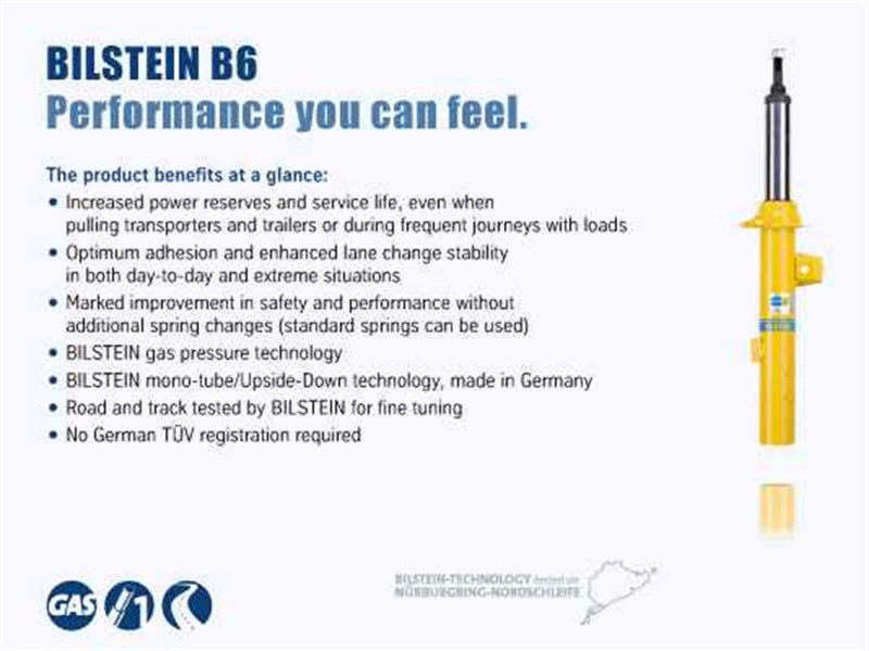 Bilstein B6 09-13 Subaru Forester Front Left Twintube Strut Assembly