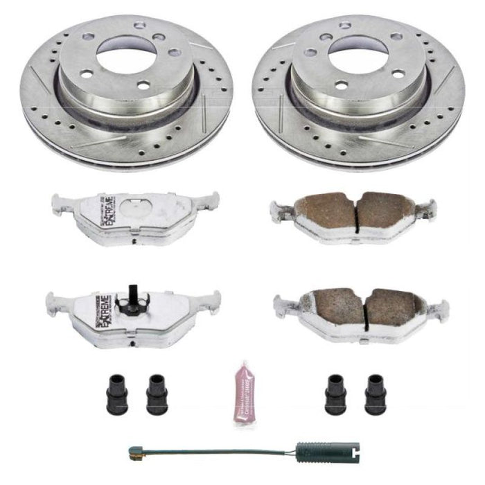 Power Stop 98-99 BMW 323i Rear Z26 Street Warrior Brake Kit