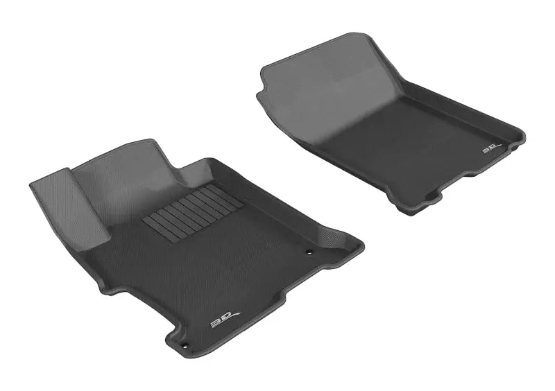 3D MAXpider 2013-2017 Honda Accord Kagu 1st Row Floormat - Black 3D MAXpider
