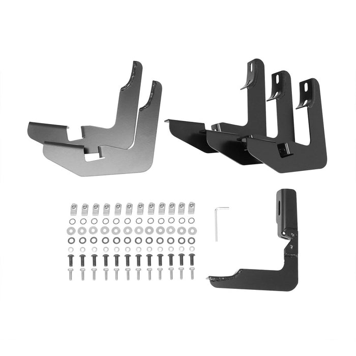 Westin 2009-2014 Ford F-150 SuperCab PRO TRAXX 5 Oval Nerf Step Bars - Black