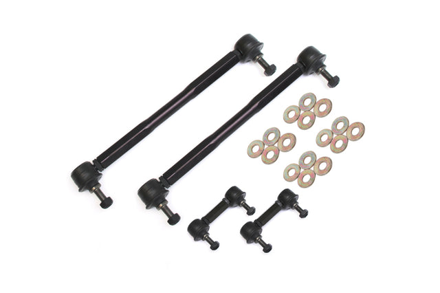 BMR 14-17 Chevy SS Front and Rear Sway Bar End Link Kit - Black BMR Suspension