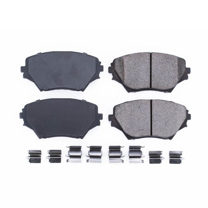 Power Stop 01-05 Toyota RAV4 Front Z17 Evolution Ceramic Brake Pads w/Hardware