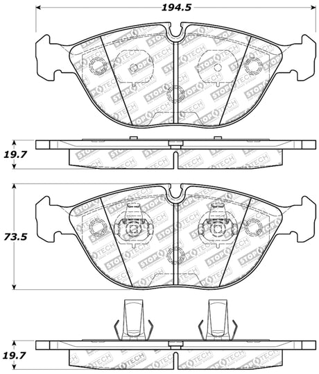 StopTech Performance Brake Pads