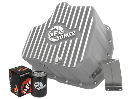 aFe Street Series Deep Engine Oil Pan 01-10 GM Duramax V8-6.6L (td)