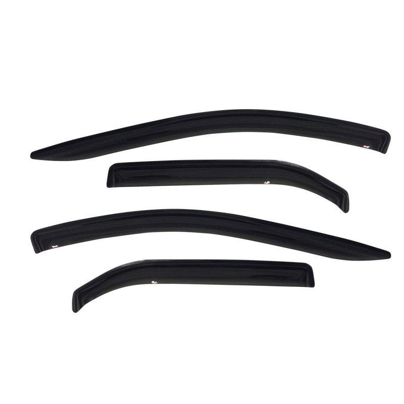 Westin 1998-2002 Dodge Ram Quad Cab Wade Slim Wind Deflector 4pc - Smoke