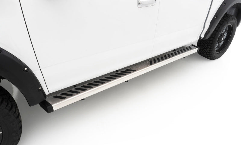 Lund 17-23 Ford F-250/350/450 Super Duty SuperCab Summit Ridge 2.0 Running Boards - Stainless