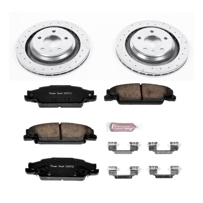 Power Stop 05-08 Pontiac Grand Prix Rear Z23 Evolution Sport Brake Kit