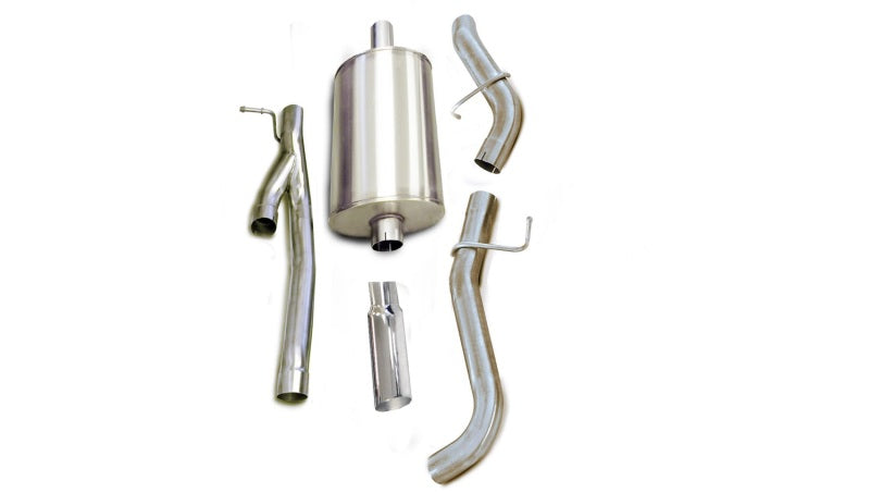 Corsa 2005-2006 Chevrolet Silverado Crew Cab/Short Bed 1500 6.0L V8 Polished Sport Cat-Back Exhaust