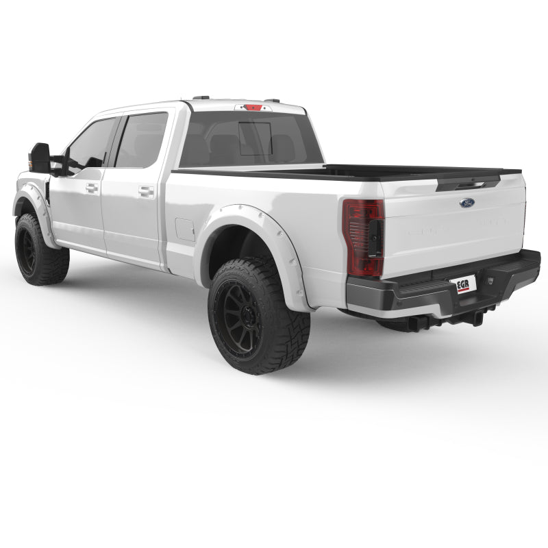 EGR 2017 Ford Super Duty Bolt-On Look Color Match Fender Flares - Set - Oxford White