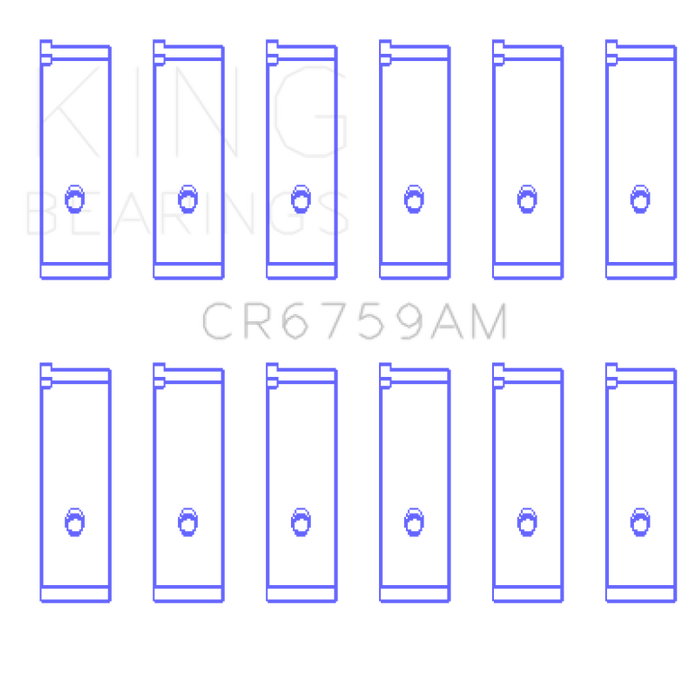 King Honda C32A / C35A Connecting Rod Bearing Set