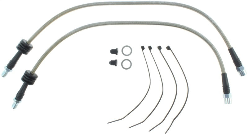 StopTech 07-08 BMW E90/E91/E92/E93 328 (all)/335 (excl xi) / 07-10 E82 128i/135i Stainless Steel Frt