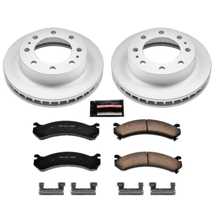 Power Stop 00-05 Cadillac DeVille Front Z17 Evolution Geomet Coated Brake Kit