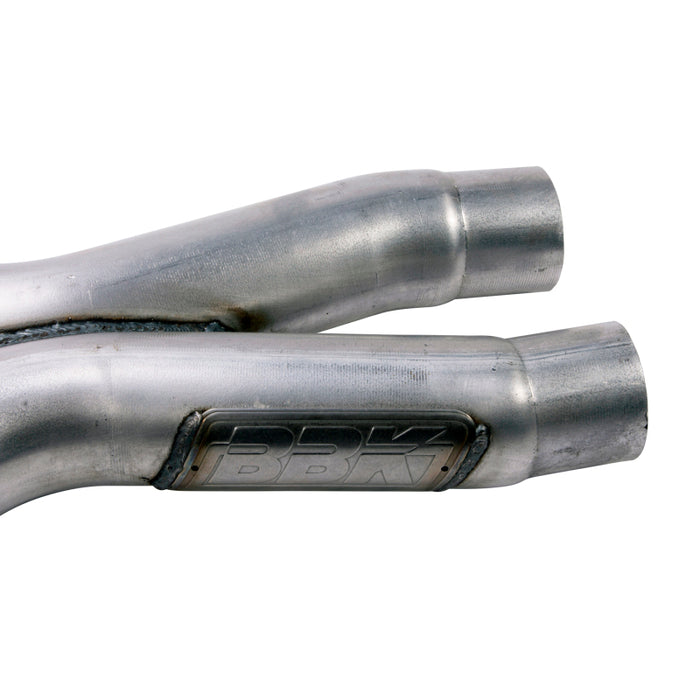 BBK 05-10 Mustang 4.6 Short Mid X Pipe With Catalytic Converters 2-3/4 For BBK Long Tube Headers