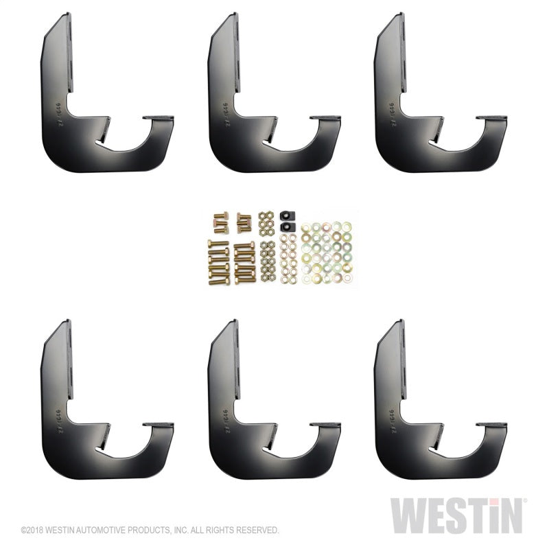 Westin 2004-2012 Chevrolet/GMC Colorado/Canyon Running Board Mount Kit - Black