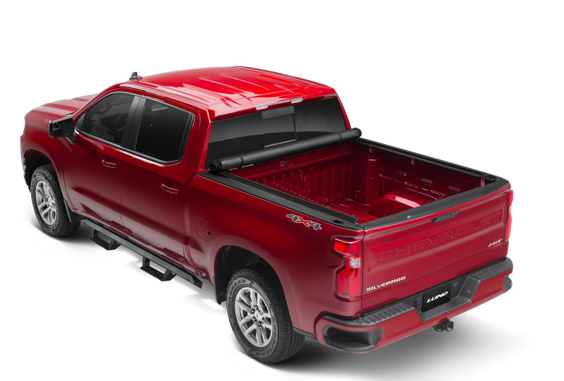 Lund 16-23 Nissan Titan XD (78.7 Bed) Genesis Roll Up Tonneau Cover - Black